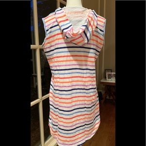 Old Navy Kids Multi Stripe Hooded Swim Coverup